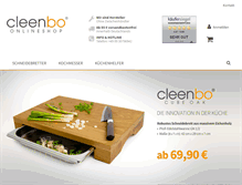 Tablet Screenshot of cleenbo.de